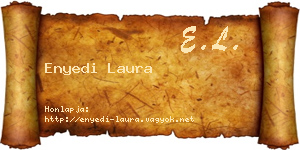 Enyedi Laura névjegykártya
